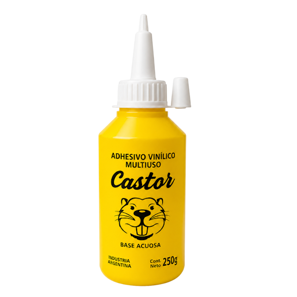 Envase de Adhesivo Vinílico Multiuso Castor